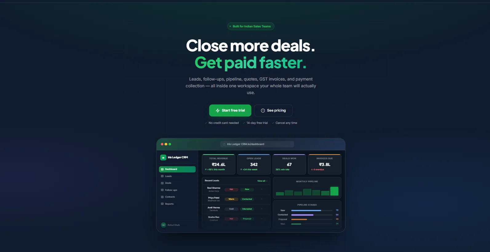 Salesline.in - Sales CRM — project preview